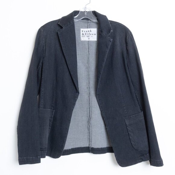 Frank & Eileen Dublin Tailored Blazer Washed Black - Picture 2 of 11